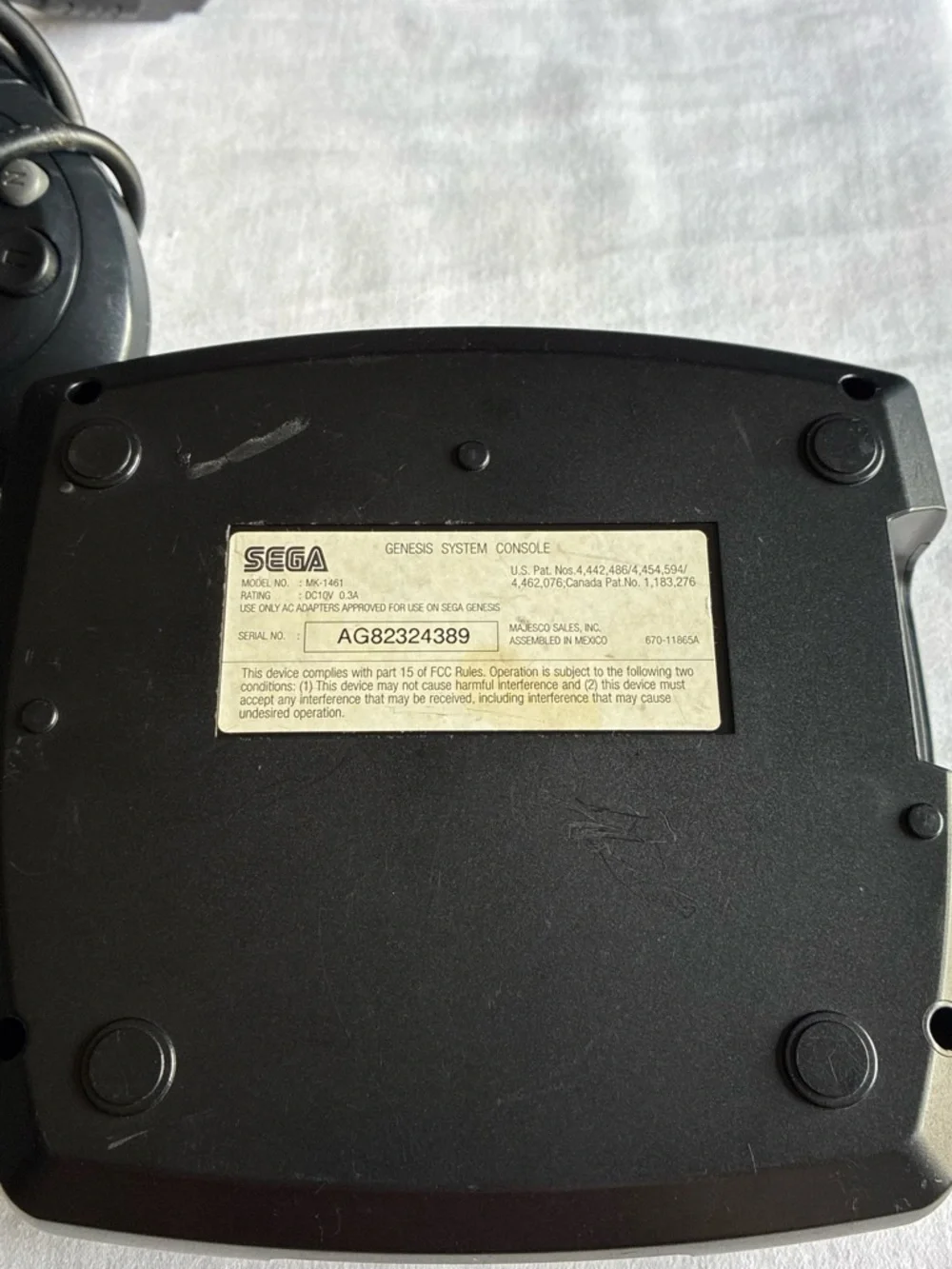 Sega genesis console